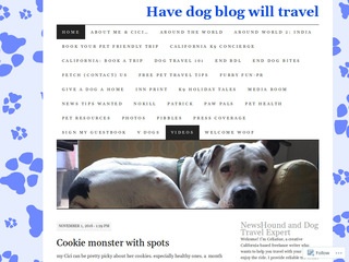 Have Dog Blog will Travel